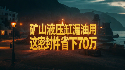液壓缸老是漏油？礦山上用這密封圈，一年省下70萬！?