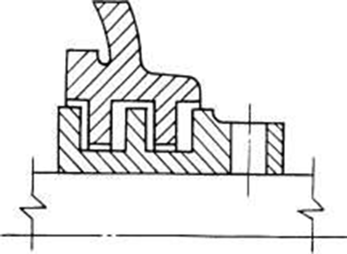 常見(jiàn)的迷宮密封圈 截面（切面）結(jié)構(gòu)圖5