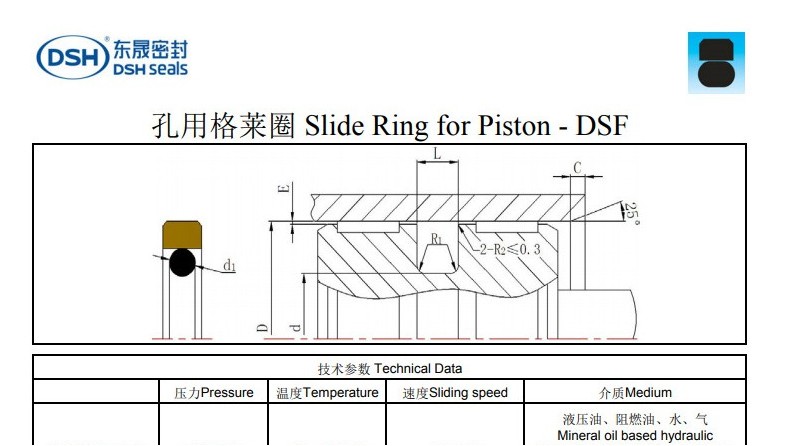 V形密封圈 孔用旋轉(zhuǎn)格來圈解決了客戶活塞密封問題!