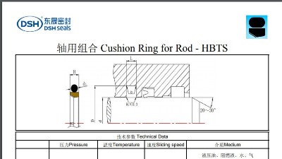 軸用組密封規(guī)格尺寸HBTS